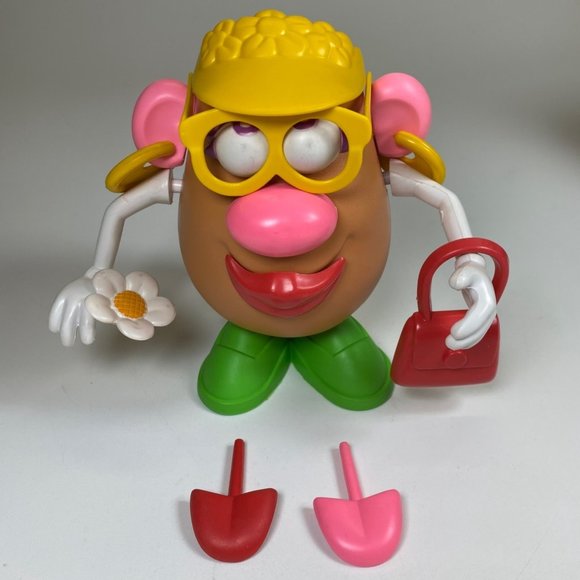 Mrs Potato Head Playskool 2251 Sunvisor Earrings Purse Flower Used Box Included - Picture 2 of 12